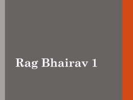 Rag Bhairav 1x