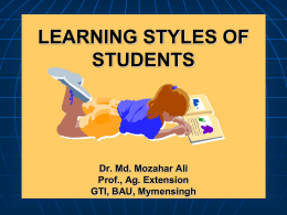 Learning-styles
