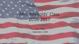 File - Mrs. Reynolds` Class