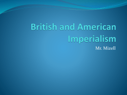 British and American Imperialism