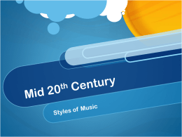 Mid 20th Century