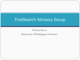 First Search Advisory Group