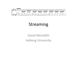 Auditory Streaming