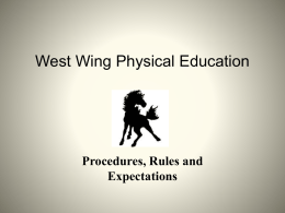 File - West Wing Physical Education