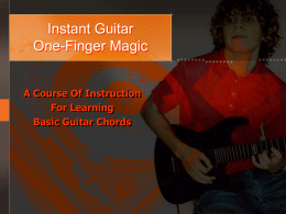 Instant Guitar One-Finger Magic