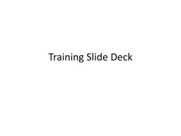 Demonstration of Slide Types