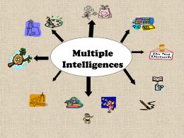 Mulitple Intelligences PPT