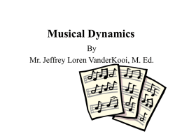 Musical Dynamics - SchoolNotes.com