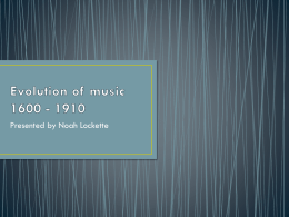 History of European Music from 1400- 1850 by Noah