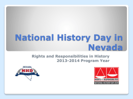 National History Day in Nevada