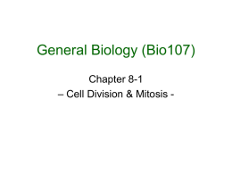 General Biology (Bio107)