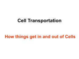 Cell Transportation - Ursuline High School
