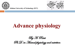 BIOLOGY 2311 ANATOMY AND PHYSIOLOGY PART I LECTURE 1