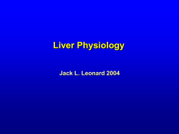 Liver Physiology. ppt