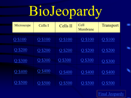 BioJeopardy