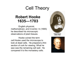 Cell Theory - TeacherWeb