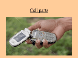Cell parts powerpoint