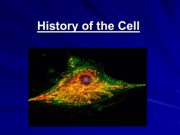 Chapter7.1_History of the Cell