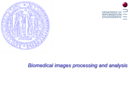 Biomedical images processing and analysis