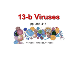Viruses, Prions - De Anza College