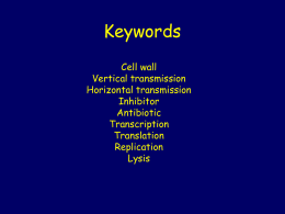 Keywords - KingsfieldBiology