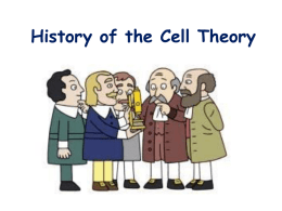 The History of the Cell Theory