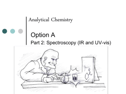 IR & UV-vis Spectroscopy