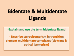 Bidentate & multidentate ligands File