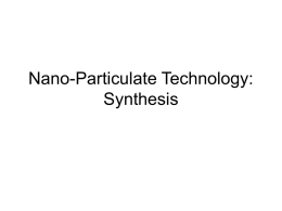 Nano-Particulate Technology