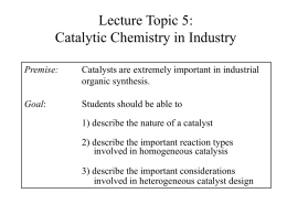 catalysis lecture