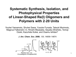 Systematic Synthesis, Isolation, and Photophysical Properties of