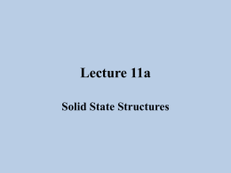 Lecture 11a