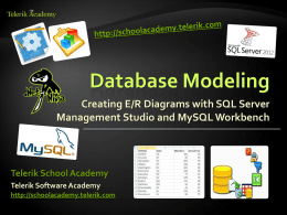 Database Modeling - E/R Diagrams