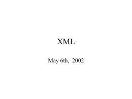 Processing XML Data
