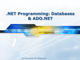Basic Structural Concepts of .NET