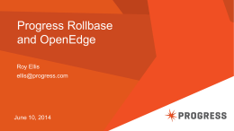 Rollbase tables - Progress Community