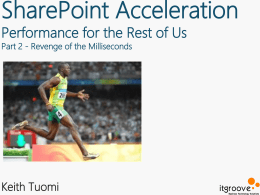 vSharePoint-SharePoint Performance Part 2