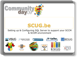 SCUG.BE introduction