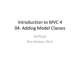 04. Add Model Classes (Data)