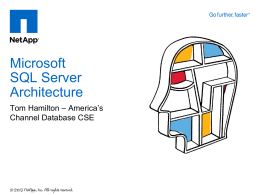 Microsoft SQL Server Architecture