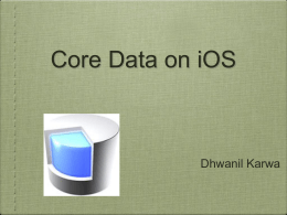 Presentation-Core Data