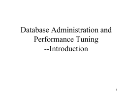 Database Tuning Principles, Experiments and Troubleshooting