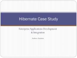 Hibernate for Enterprise Java