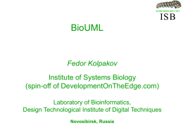 BioUML extensible workbench for systems biology Some