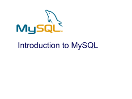 SQL - unice.fr