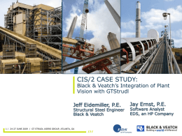 A CIS/2 Case Study: Black & Veatch’s Integration of Plant