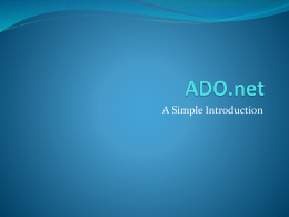 ADO.net