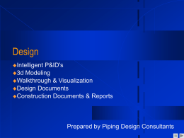 Exhibit Design - 3-D Design Modeling | Piping Analysis