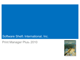 Software Shelf Inc.