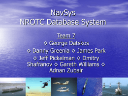 NavSys NROTC Database System
